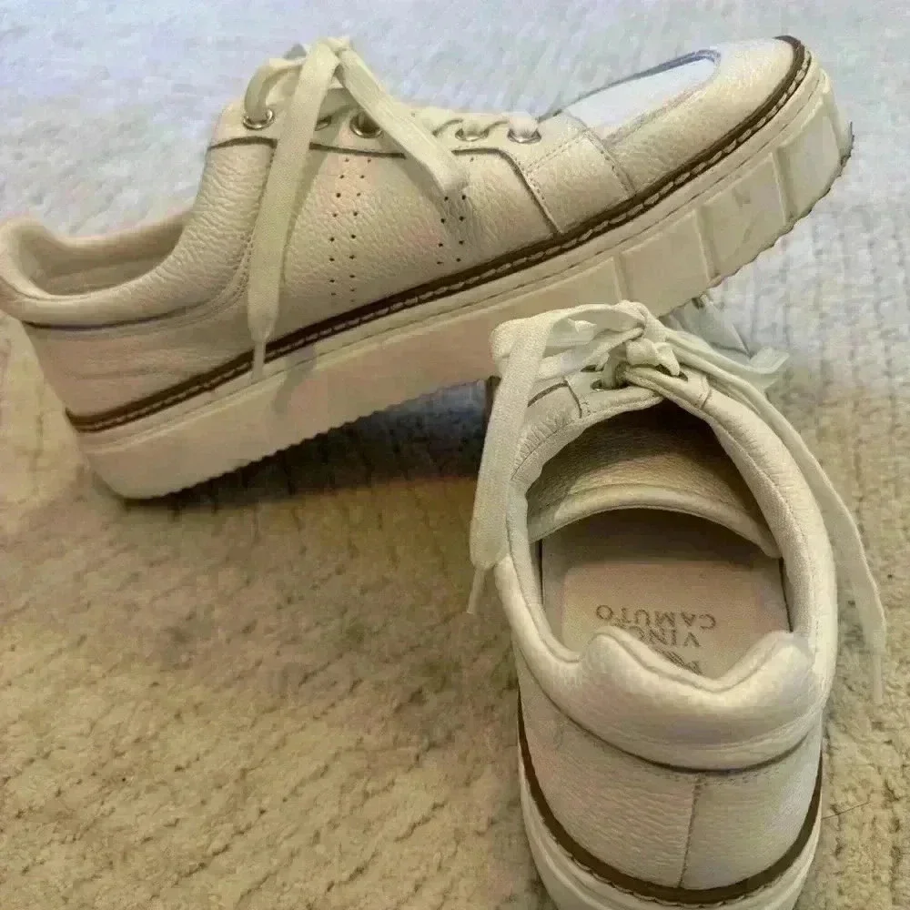 Vince Camuto white sneakers